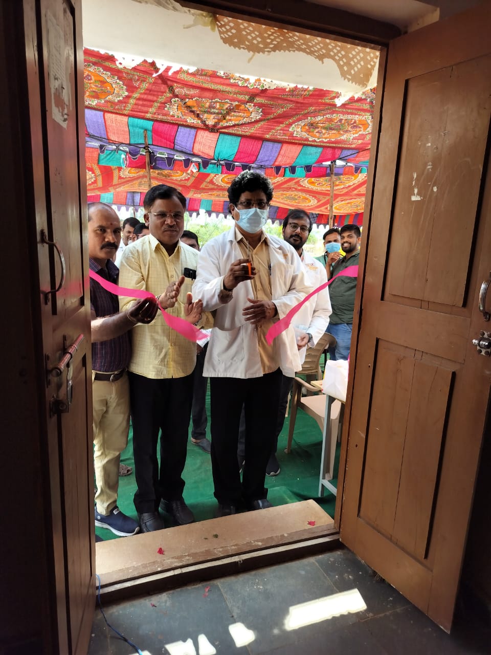 Community health camp inauguration